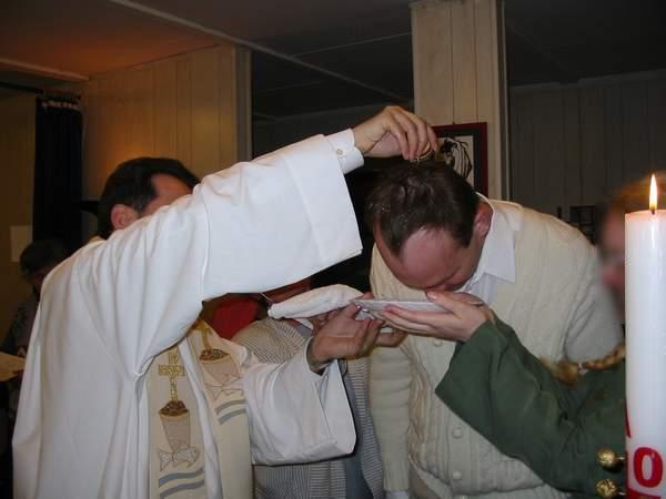 Easter vigil, 2003  Baptism