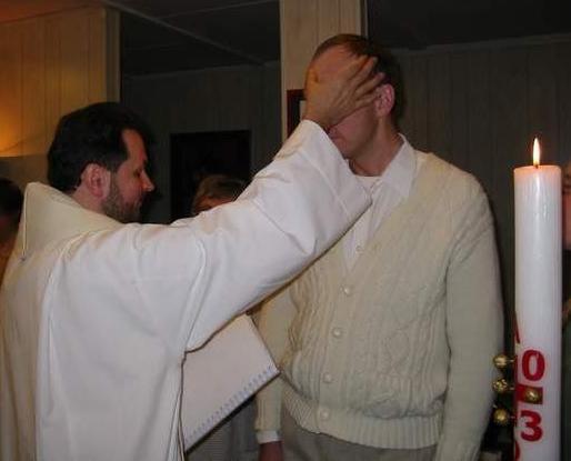 Easter vigil, 2003  Baptism